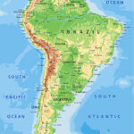 map of South America