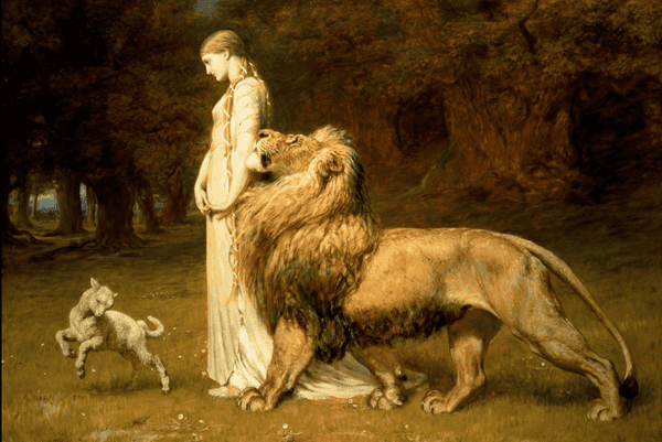 una and the lion