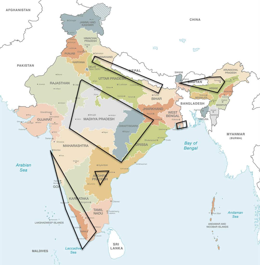 Bengal tigers populations in the Indian subcontinent