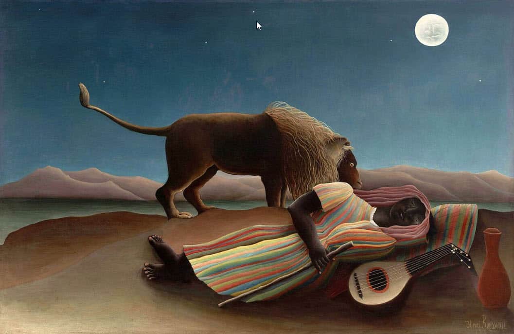 the sleeping gypsy 1897 Hneri Rousseau the sleeping gypsy 1897 Hneri Rousseau