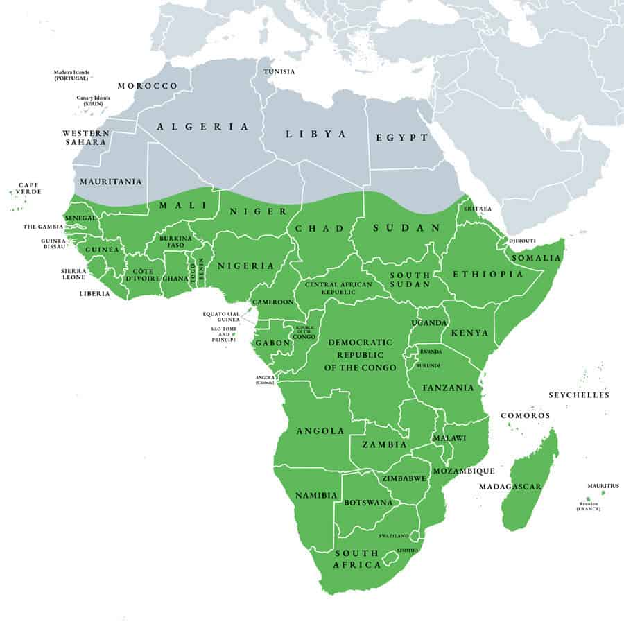 sub-Saharan Africa