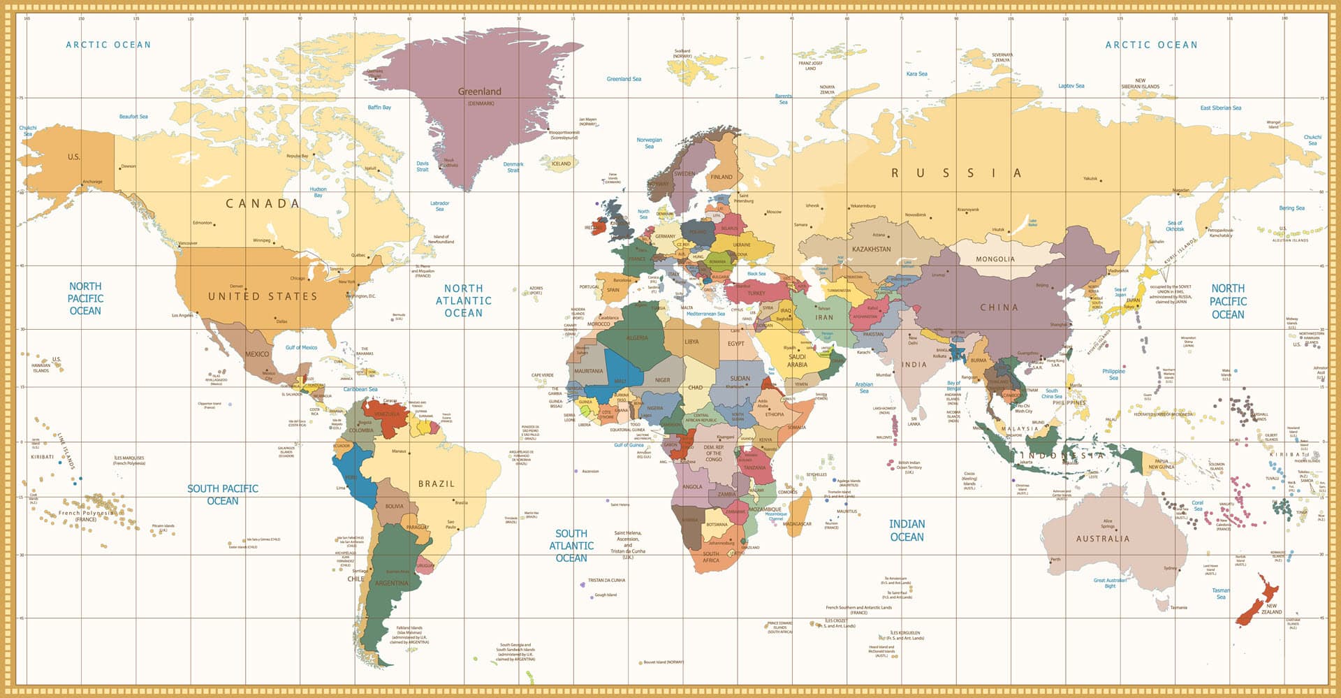 Countries around the world