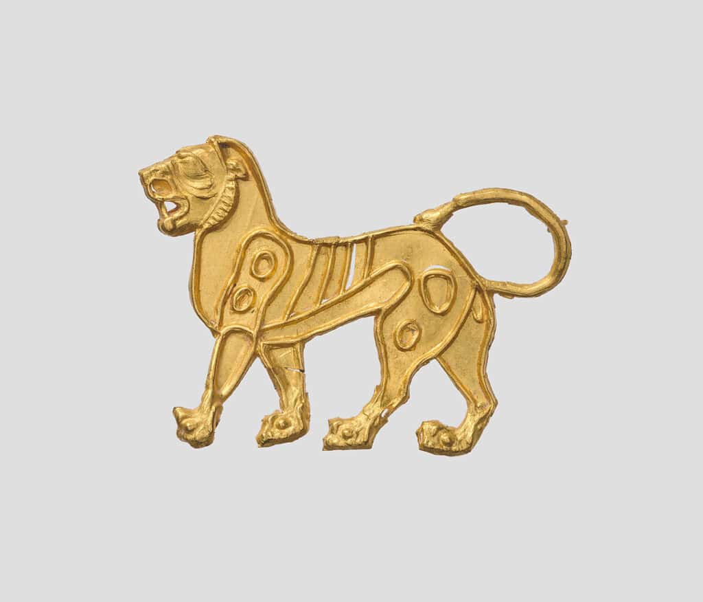 Applique in the shape of a lion ca 6-4th CA BCE The Met